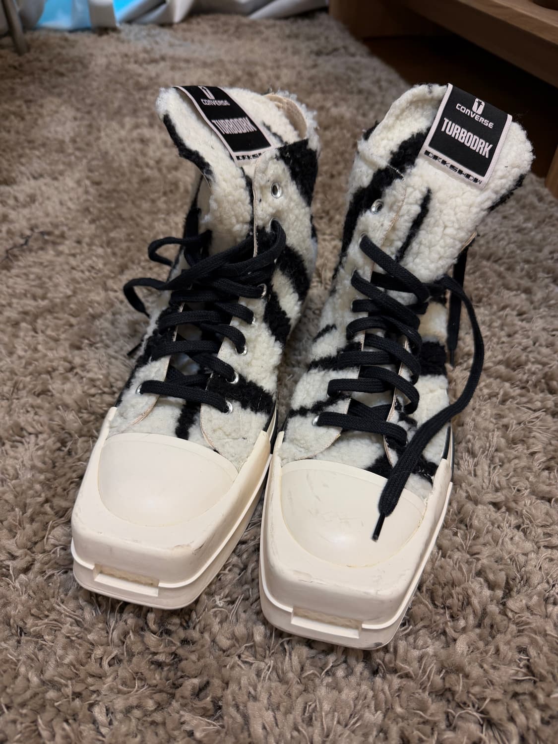 릭오웬스컨버스 닼쉐 터보다크퍼 하이탑 43 상품이미지3