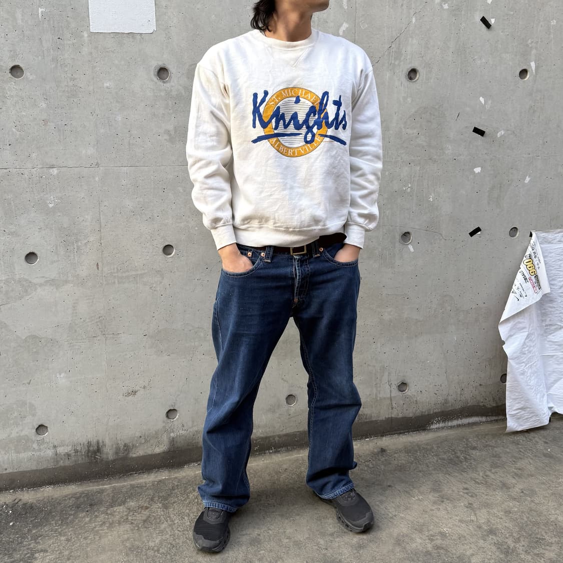 90s 러셀 St Knights 스웻셔츠  상품이미지1