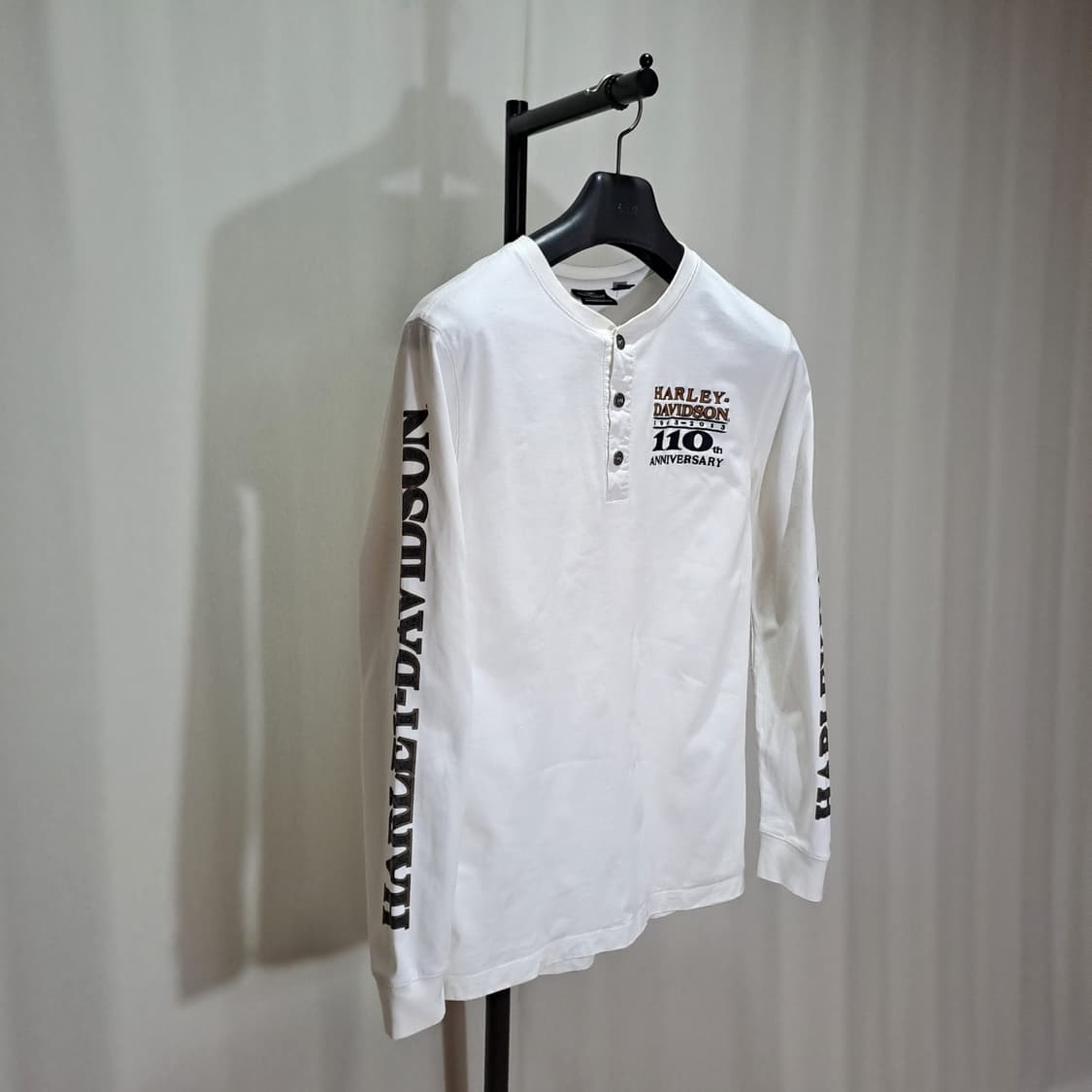 (택포) 할리데이비슨 110주년 헨리넥 롱슬리브 B544 상품이미지3