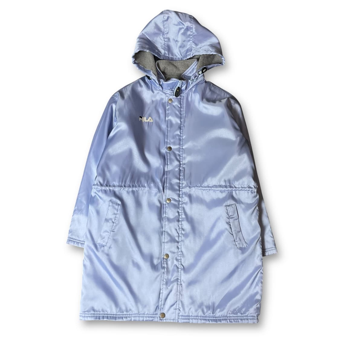 휠라 스카이블루 폴리 후드 자켓 150 상품이미지1