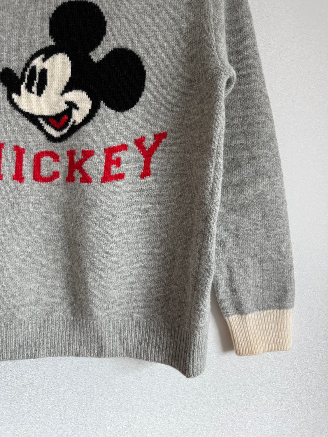 raw 미키마우스 램스울 니트 상품이미지3