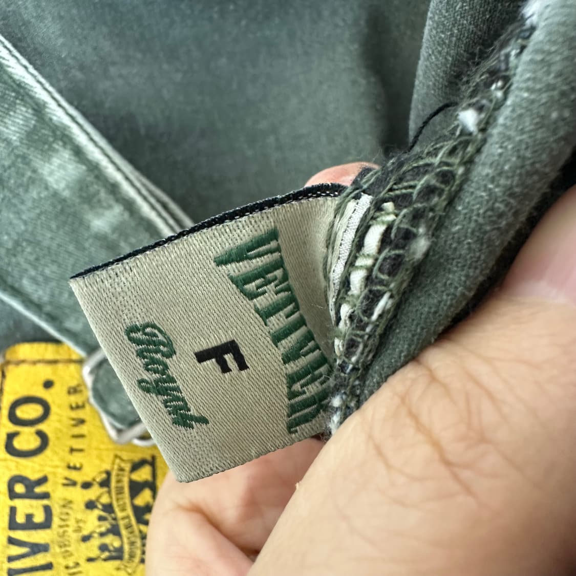 VETIVER 여자 포켓 멜빵 바지 L 상품이미지7