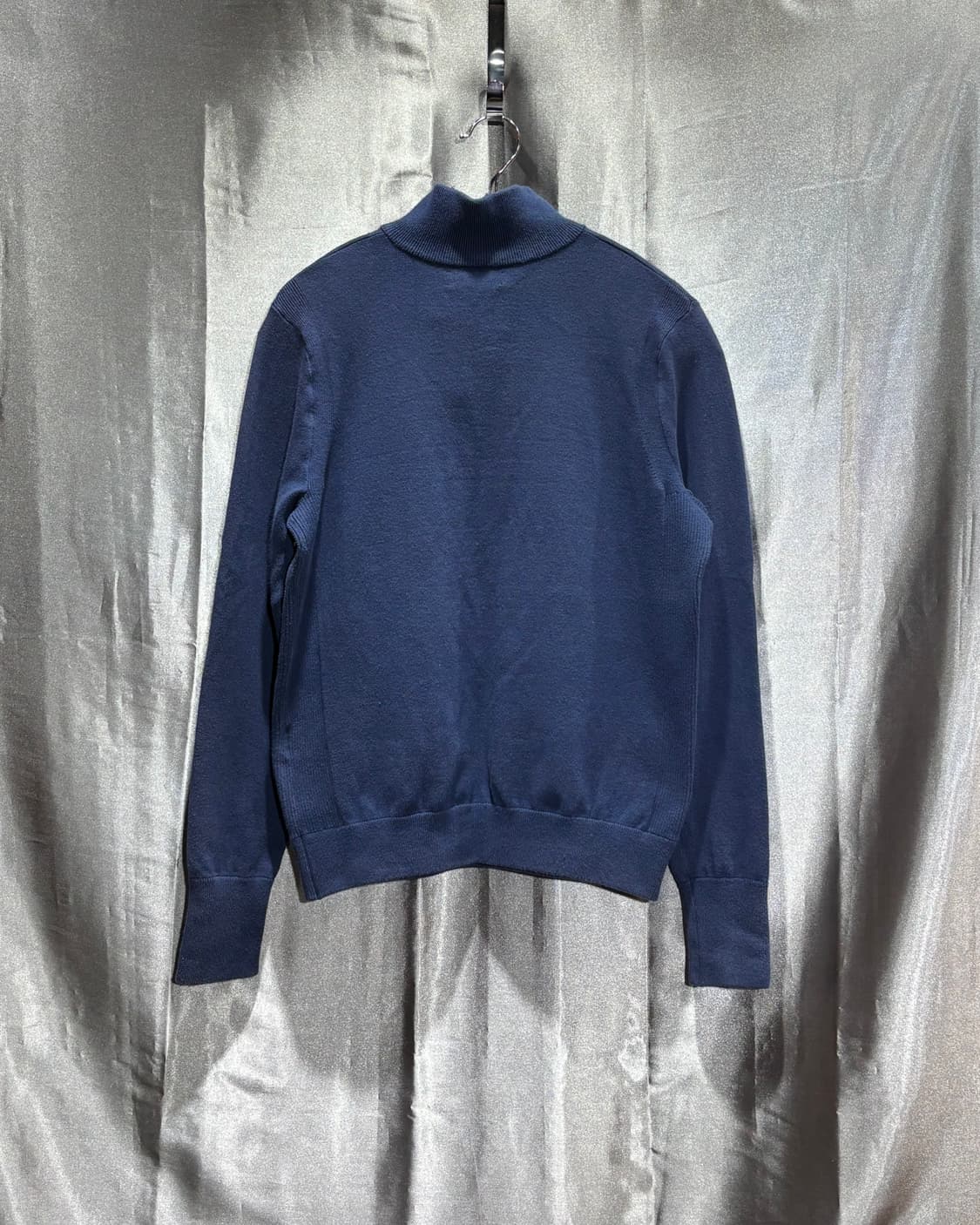 M 폴로랄프로렌 화이트 빅포니 네이비 반집업 상품이미지3