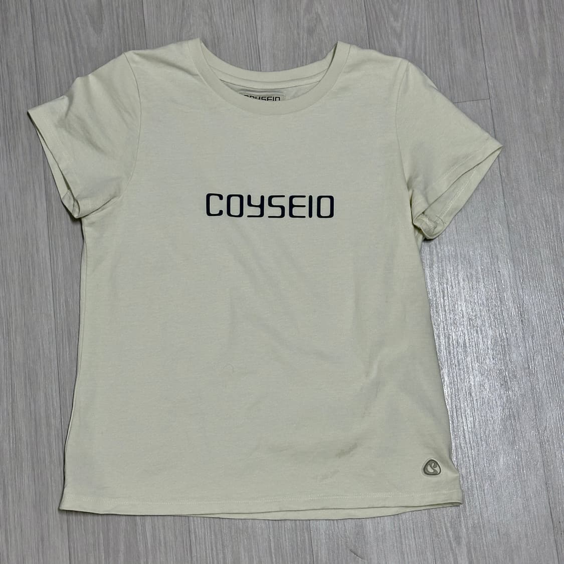 코이세이오 로고 티셔츠 coyseio logo t-shirt lemon 상품이미지2