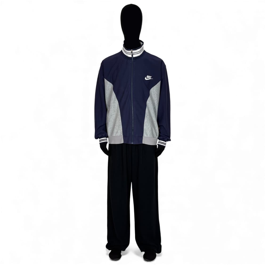 나이키 nike 스트라이프 립 배색 스웨트 집업 상품이미지1