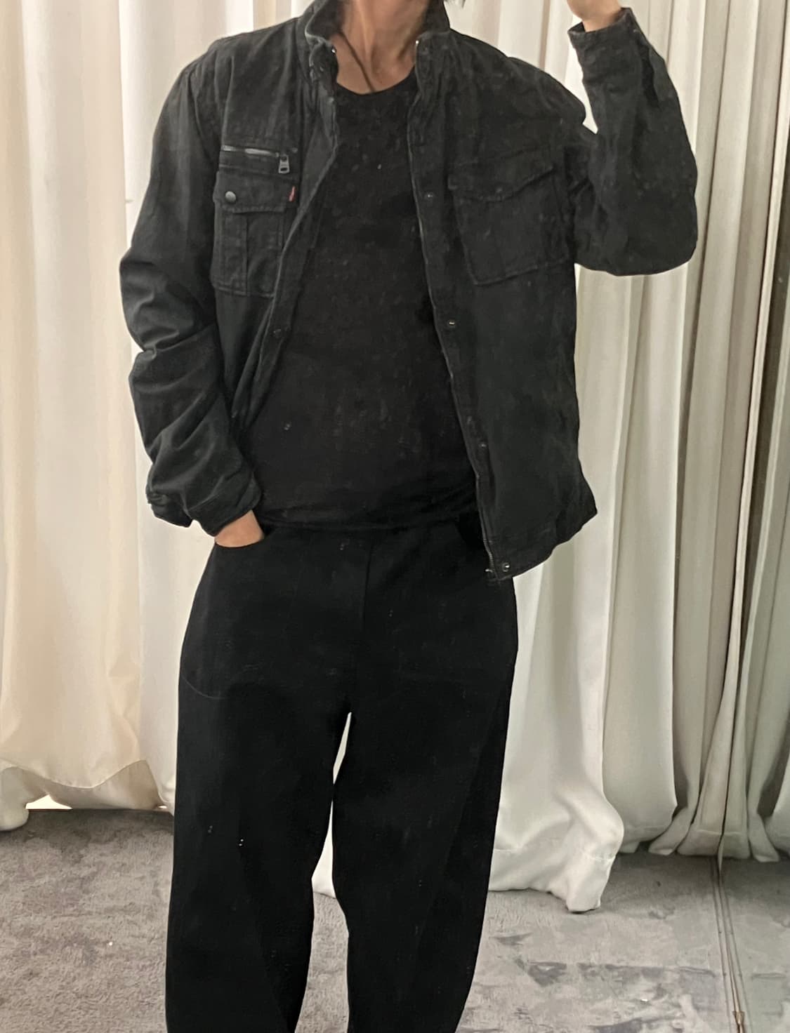 리바이스 블랙 포켓 필드 자켓 L 상품이미지7