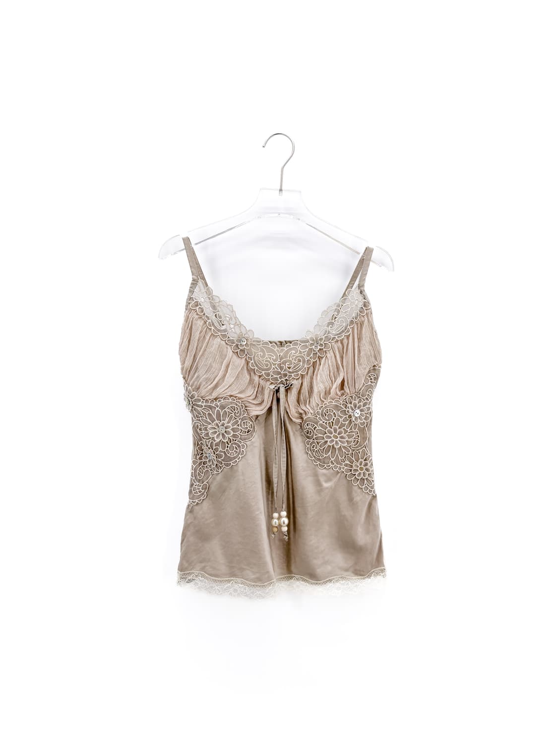 빈티지 플라워 레이스 슬리브리스 상품이미지4