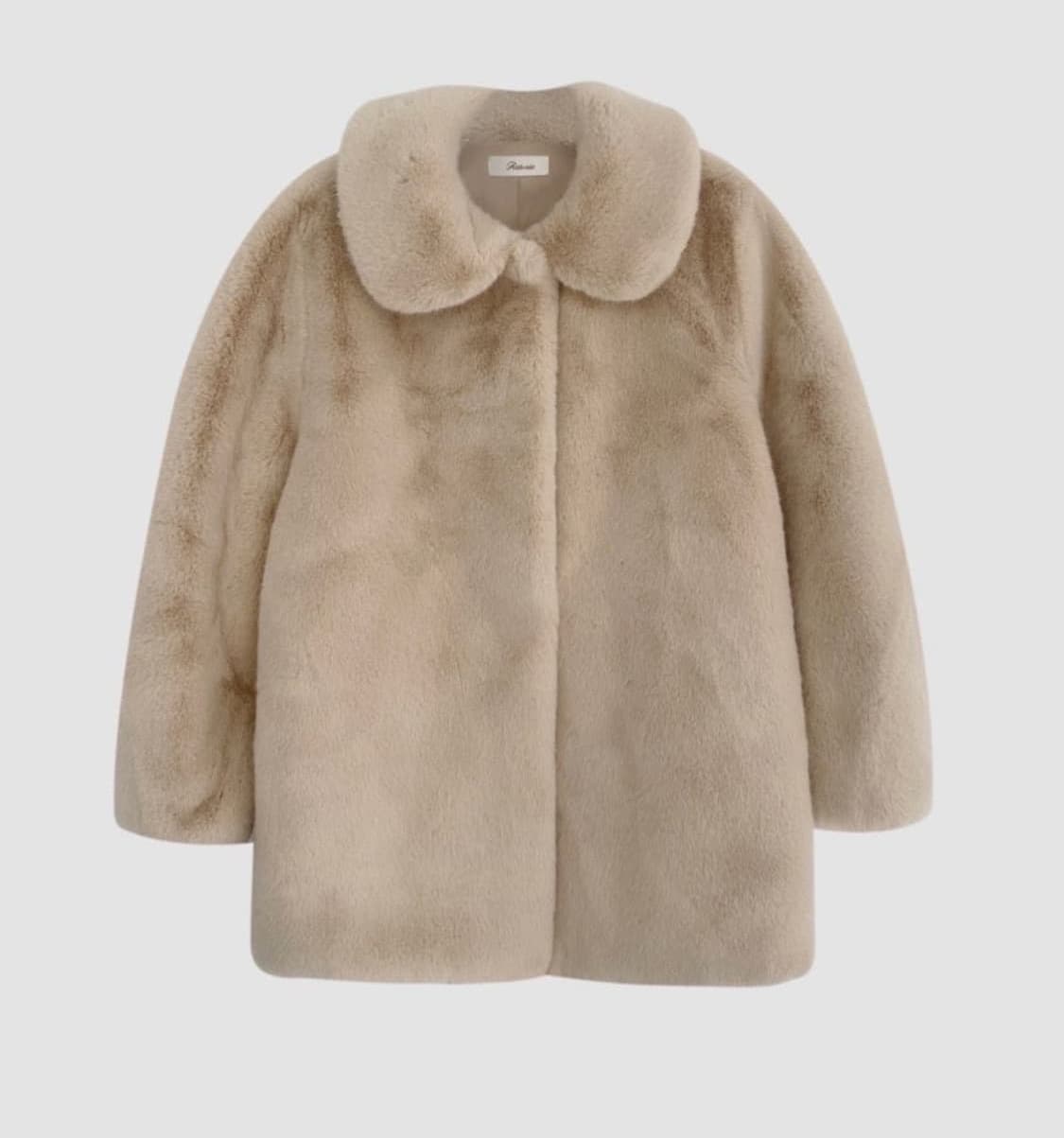 리본빛 에디트 퍼 코트(모네) 상품이미지2