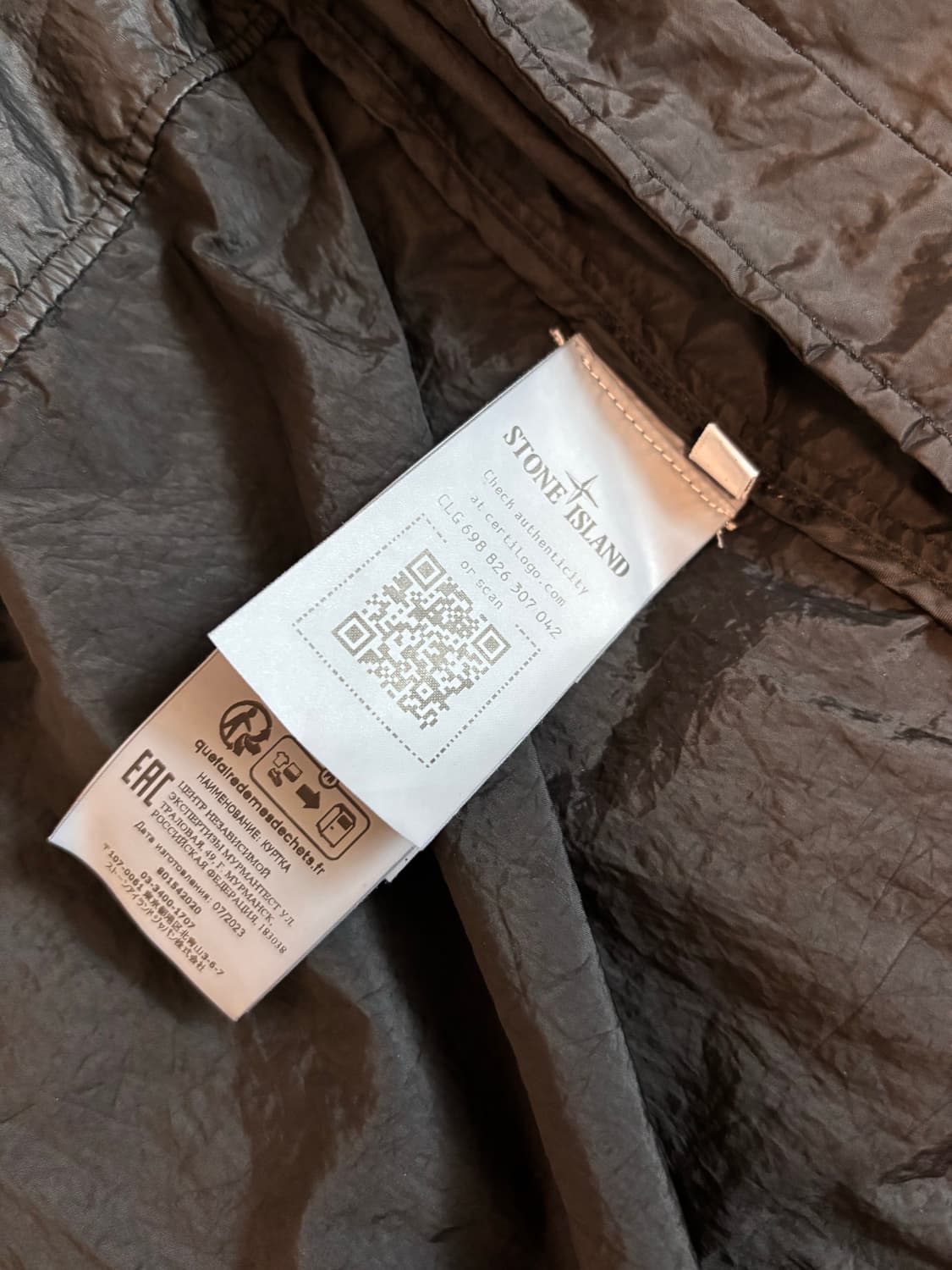 스톤아일랜드 나일론메탈 와트로 TC 자켓 상품이미지5