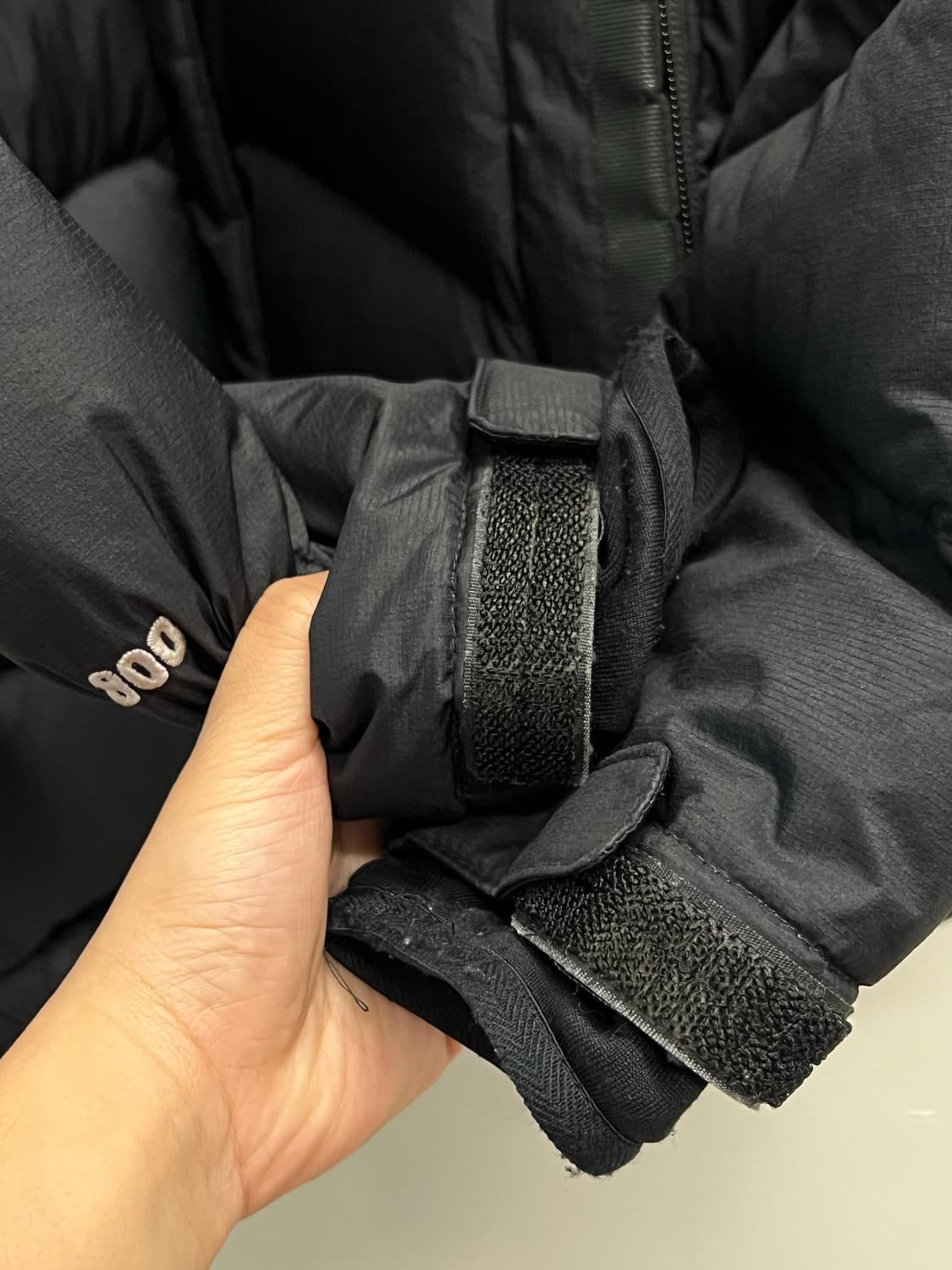 노스페이스 800필 아크틱 구스다운 자켓 블랙 상품이미지5