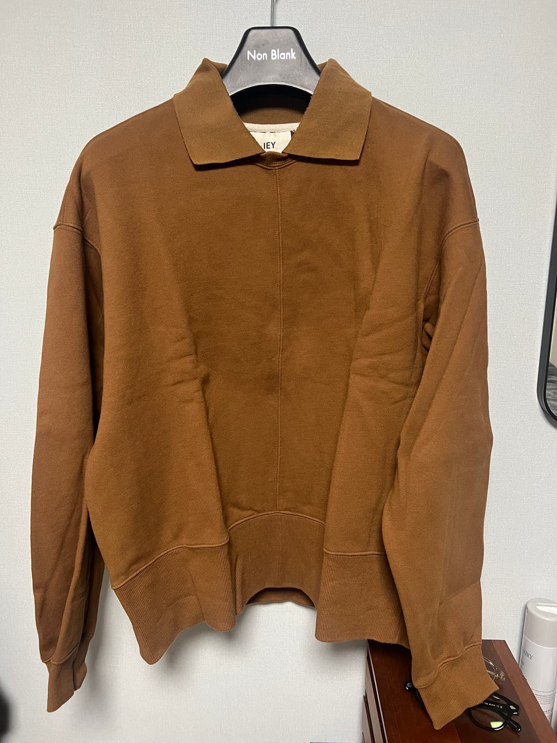 [M] IEY 와이드 카라 스웨트셔츠 상품이미지3