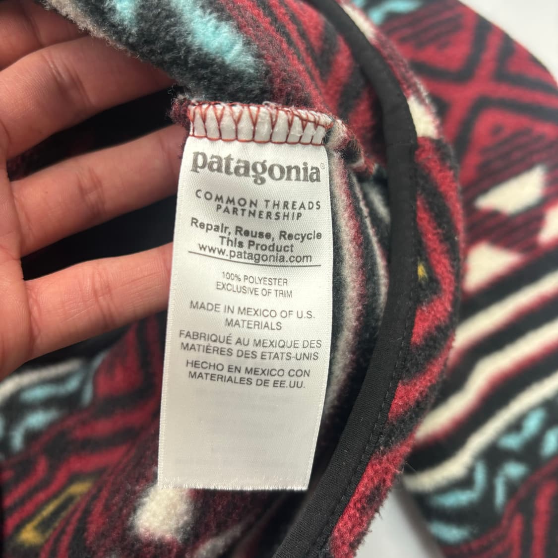 파타고니아 신칠라 스냅 버튼 플리스 OS 상품이미지8