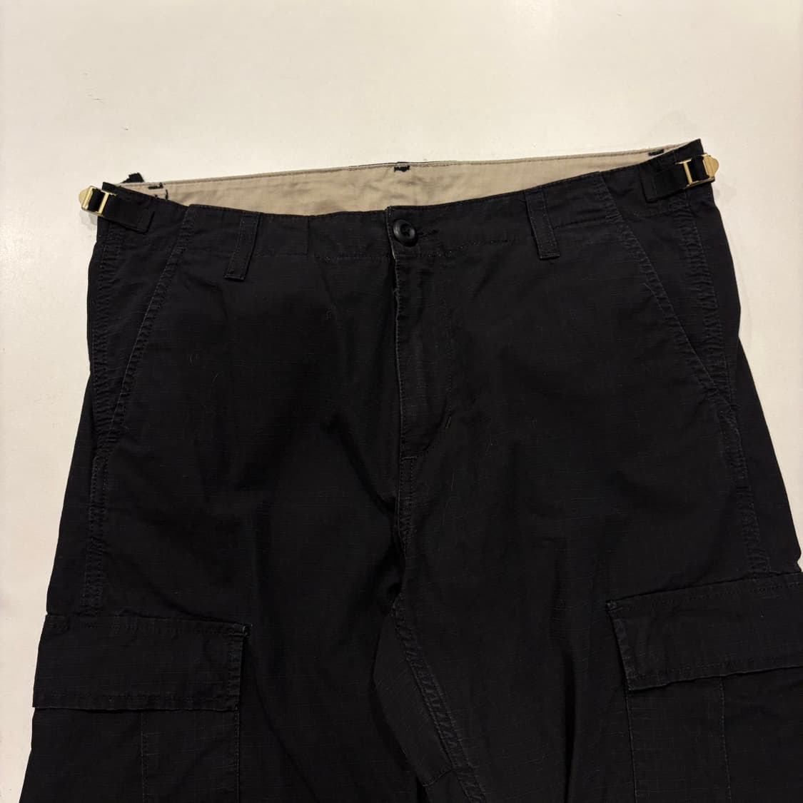 [32] 칼하트 WIP 에비에이션 블랙 카고 바지 팬츠 D769 상품이미지3