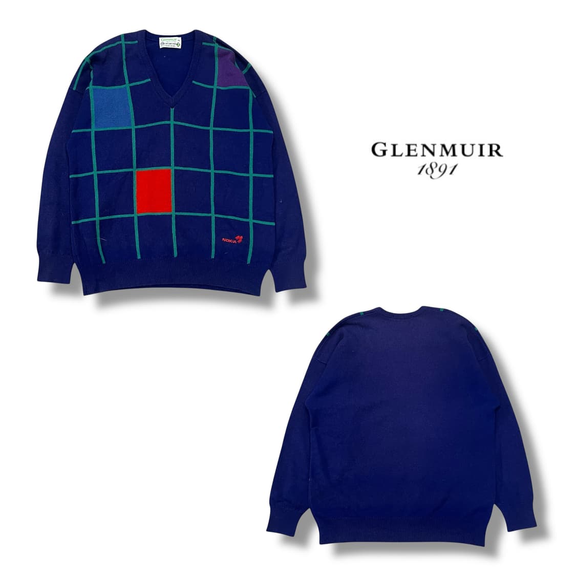글렌뮤어 스코틀랜드 브이넥 니트 s08385 상품이미지1