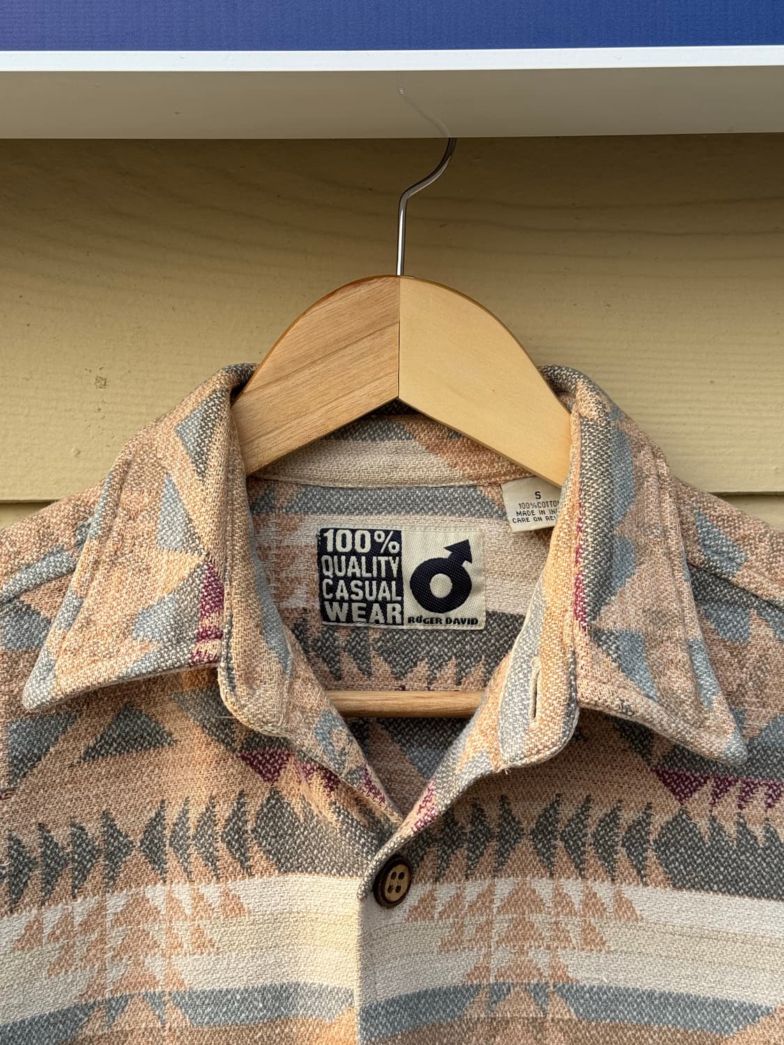 Roger David 사우스웨스턴 나바호 헤비 플란넬 워크셔츠 상품이미지2