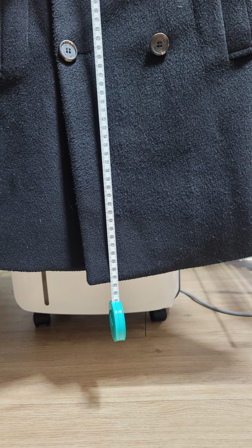 TOM FORD 톰 포드 더블 버튼 슬림핏 하프코트 자켓 블랙 EU46 상품이미지6