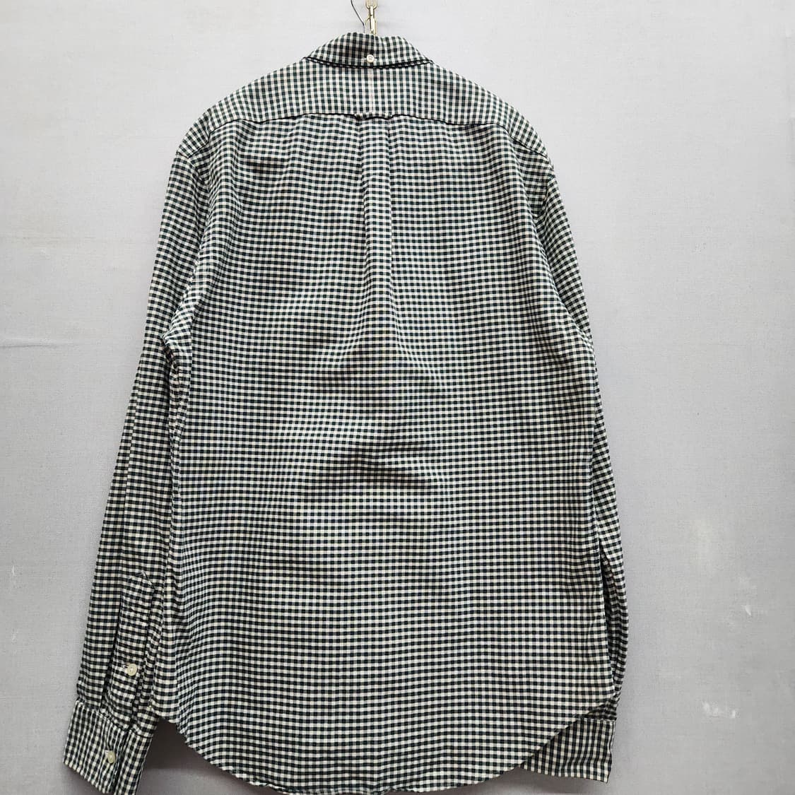 폴로 랄프로렌 깅엄체크 로고 셔츠 L(L) 상품이미지4