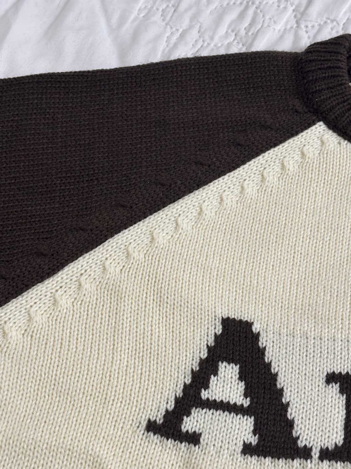 BASIC RAGLAN PULLOVER KNIT BROWN 상품이미지2