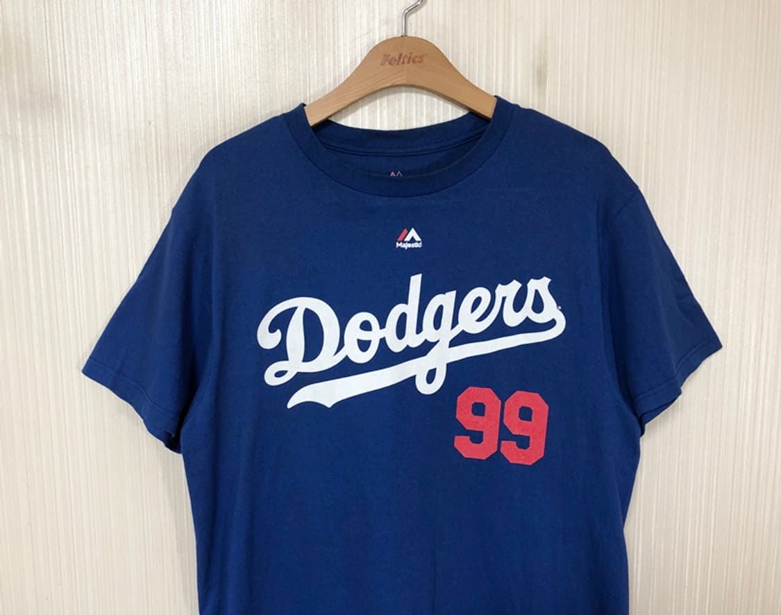 MLB 마제스틱 LA다져스 플레이어티셔츠 M #99 류현진 상품이미지3