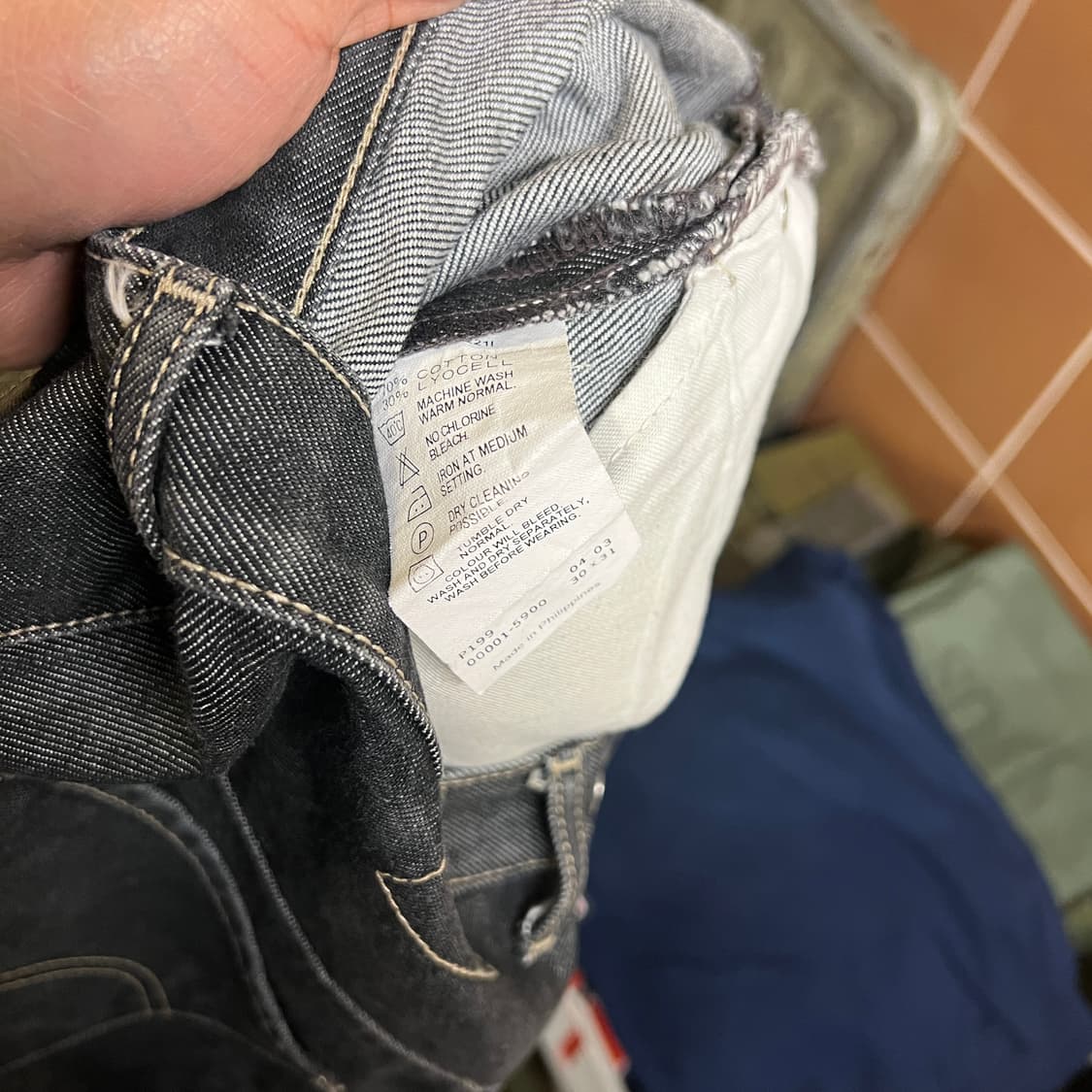 리바이스 엔지니어드진 블랙 00s 30x31 Size (31.5인치) 상품이미지8