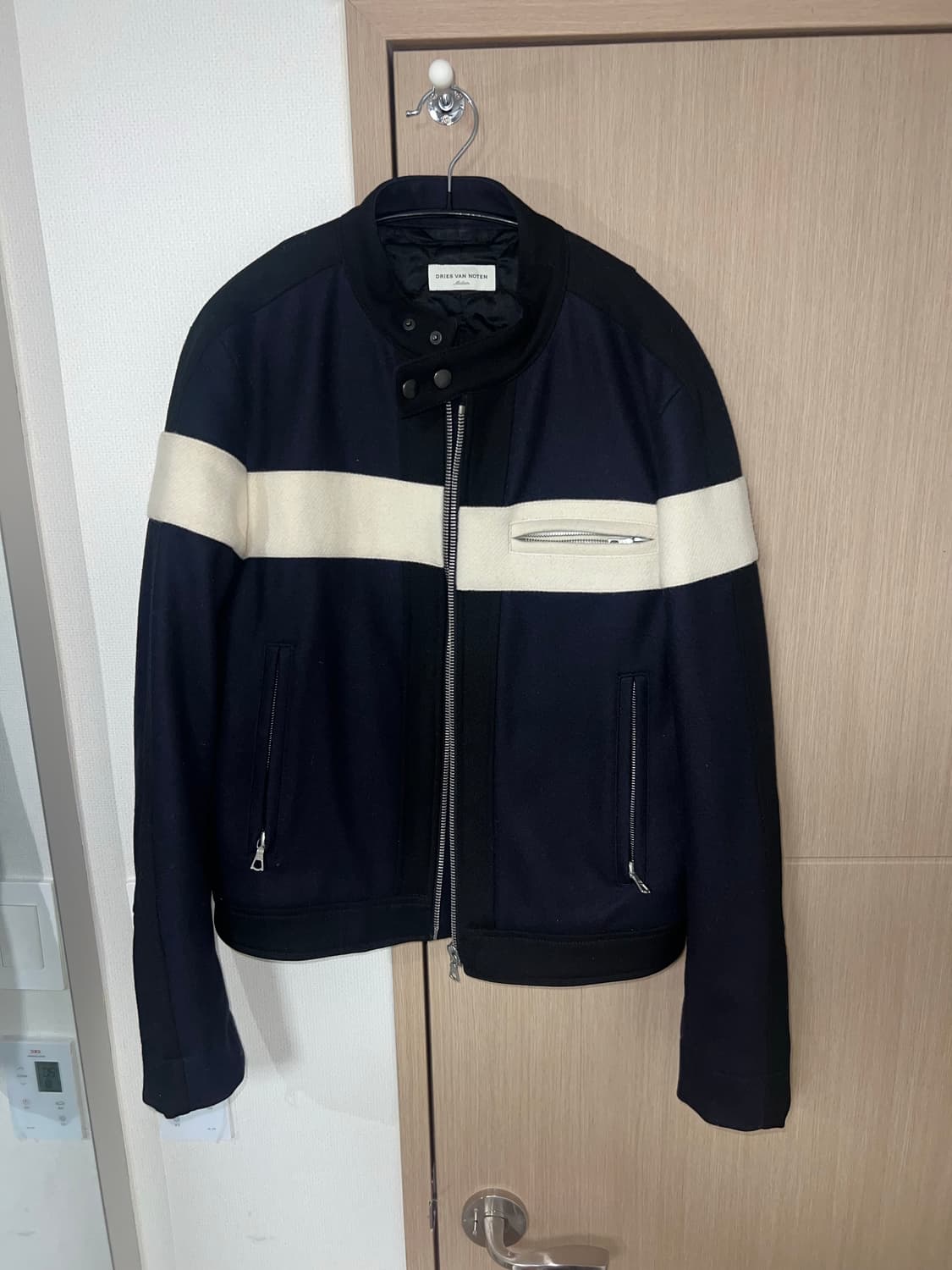 드리스반노튼 울 모터사이클 자켓 상품이미지2