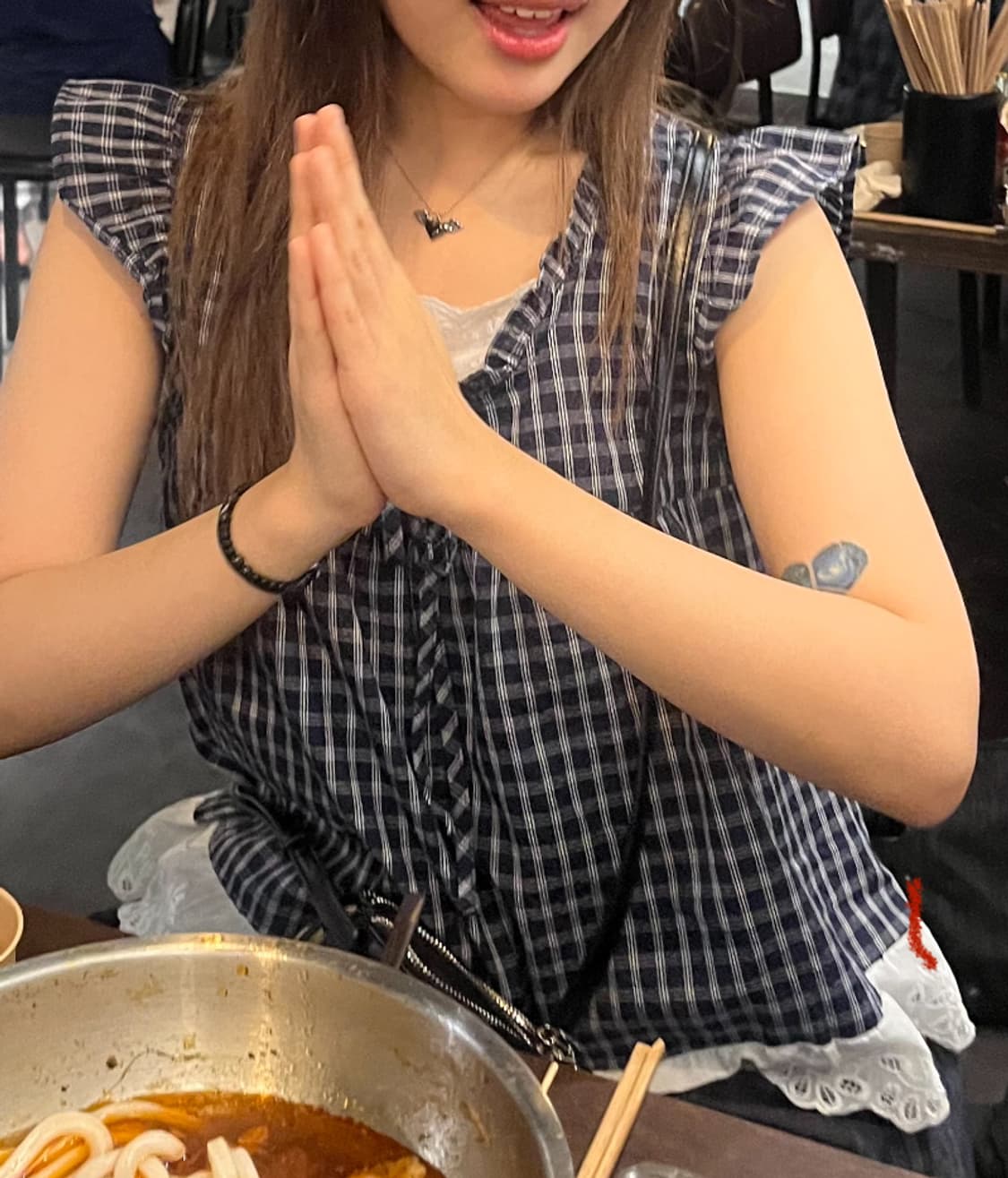 모리걸 체크나시 상품이미지3