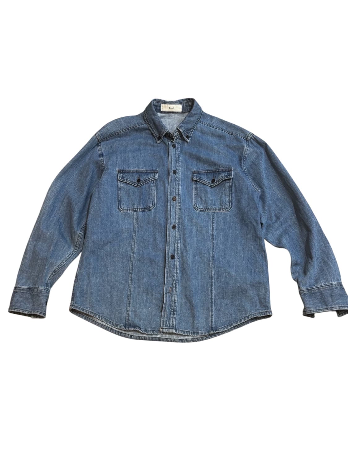 던스트 데님 셔츠 상품이미지1