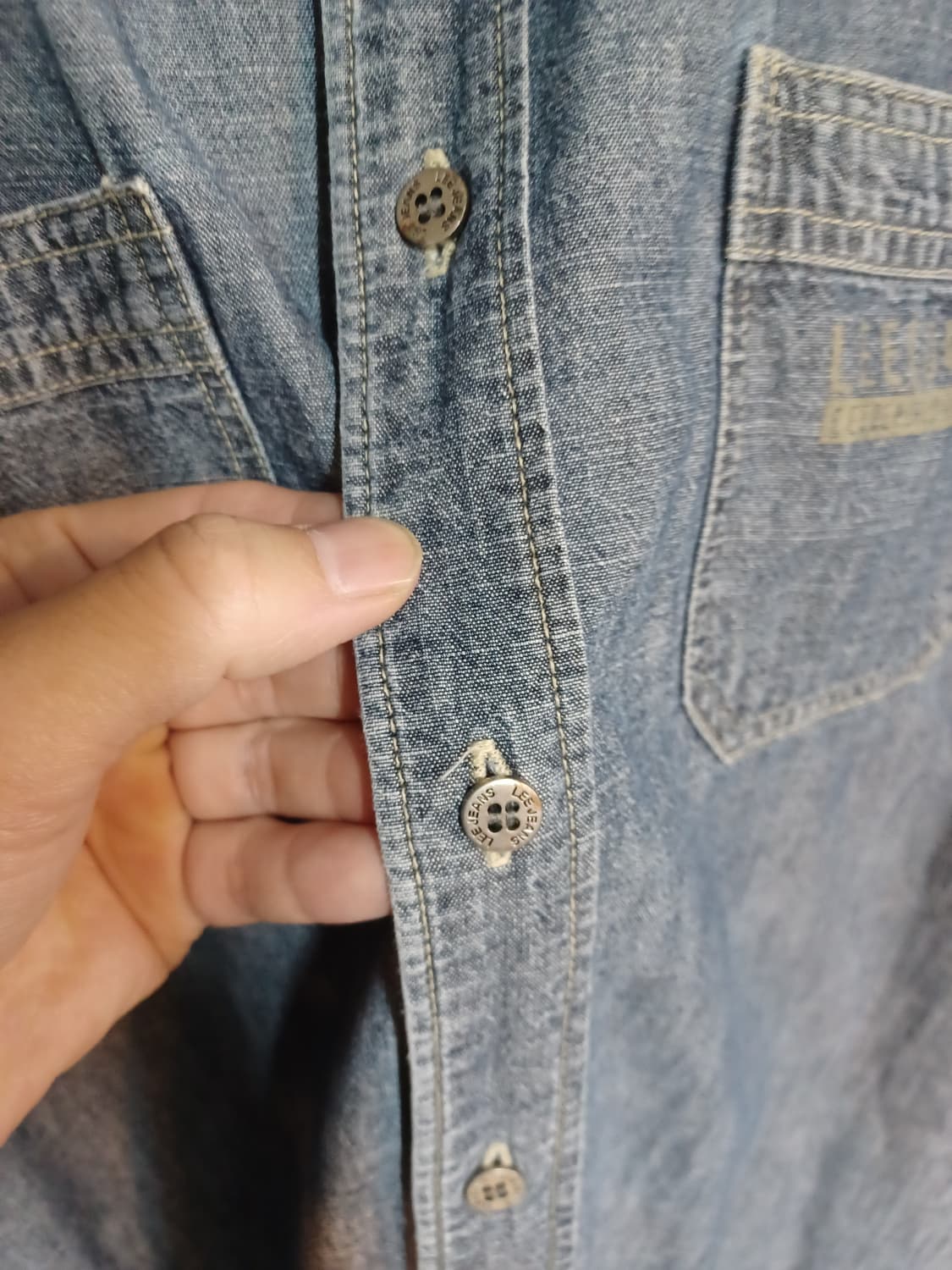 Lee 데님 긴팔 셔츠남방 105 상품이미지5