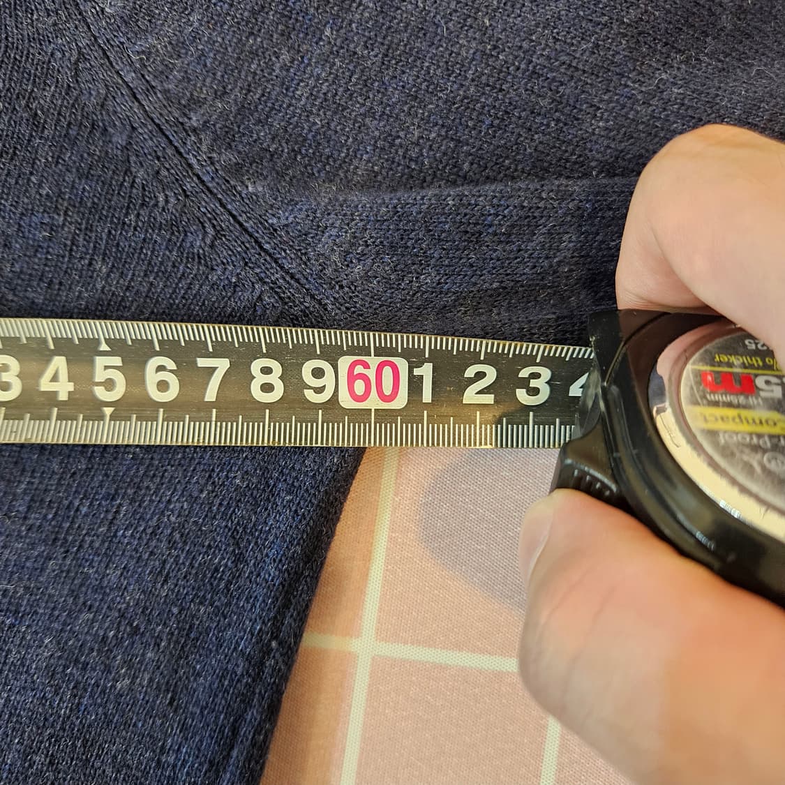 헨리코튼 반집업 남성 니트 네이비 L 상품이미지9