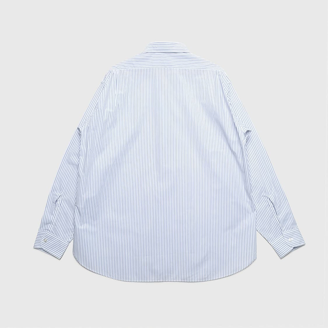 pencil stripe regular collar shirt  상품이미지8