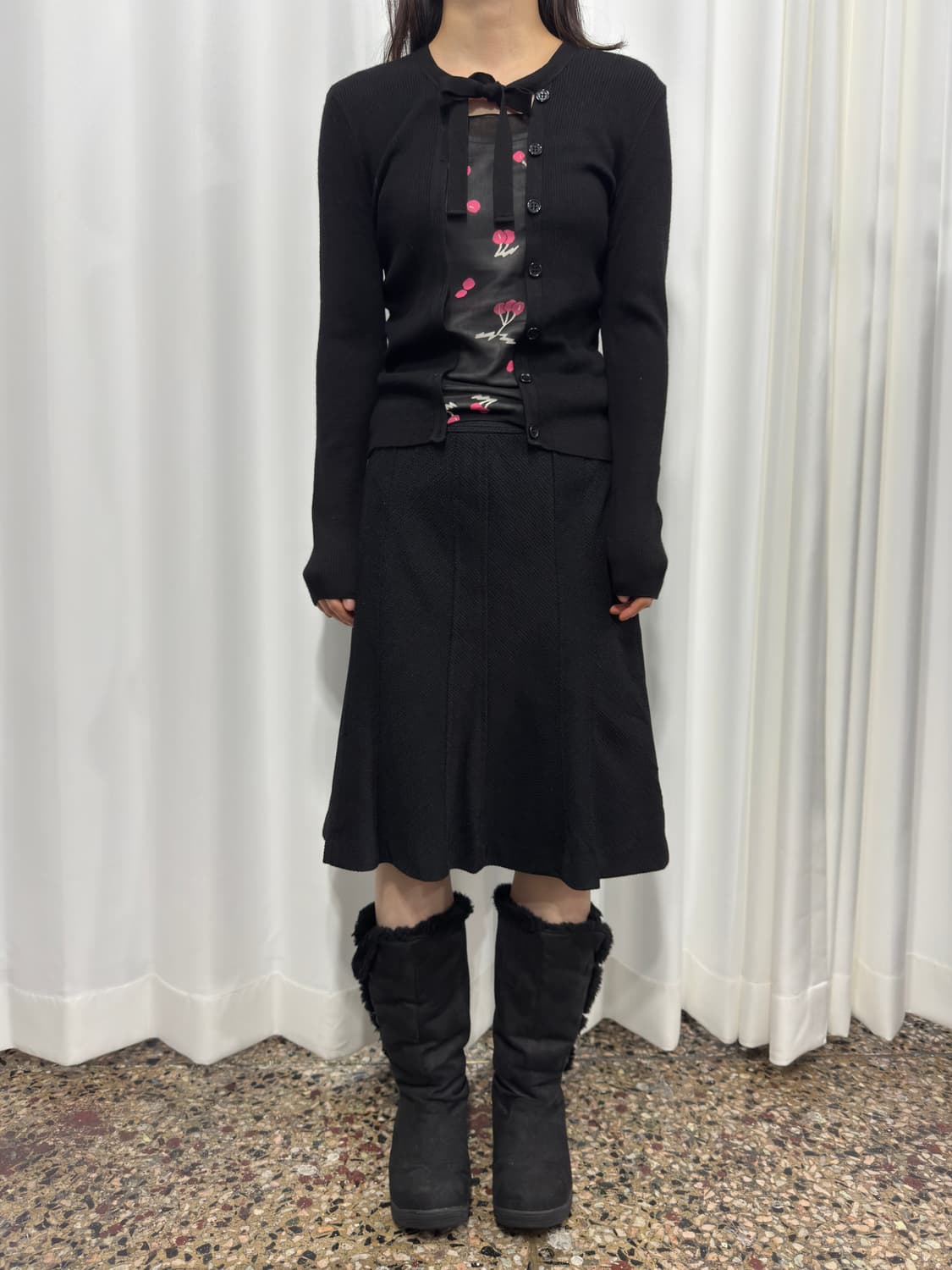 sonia rykiel cherry point design knit 상품이미지3