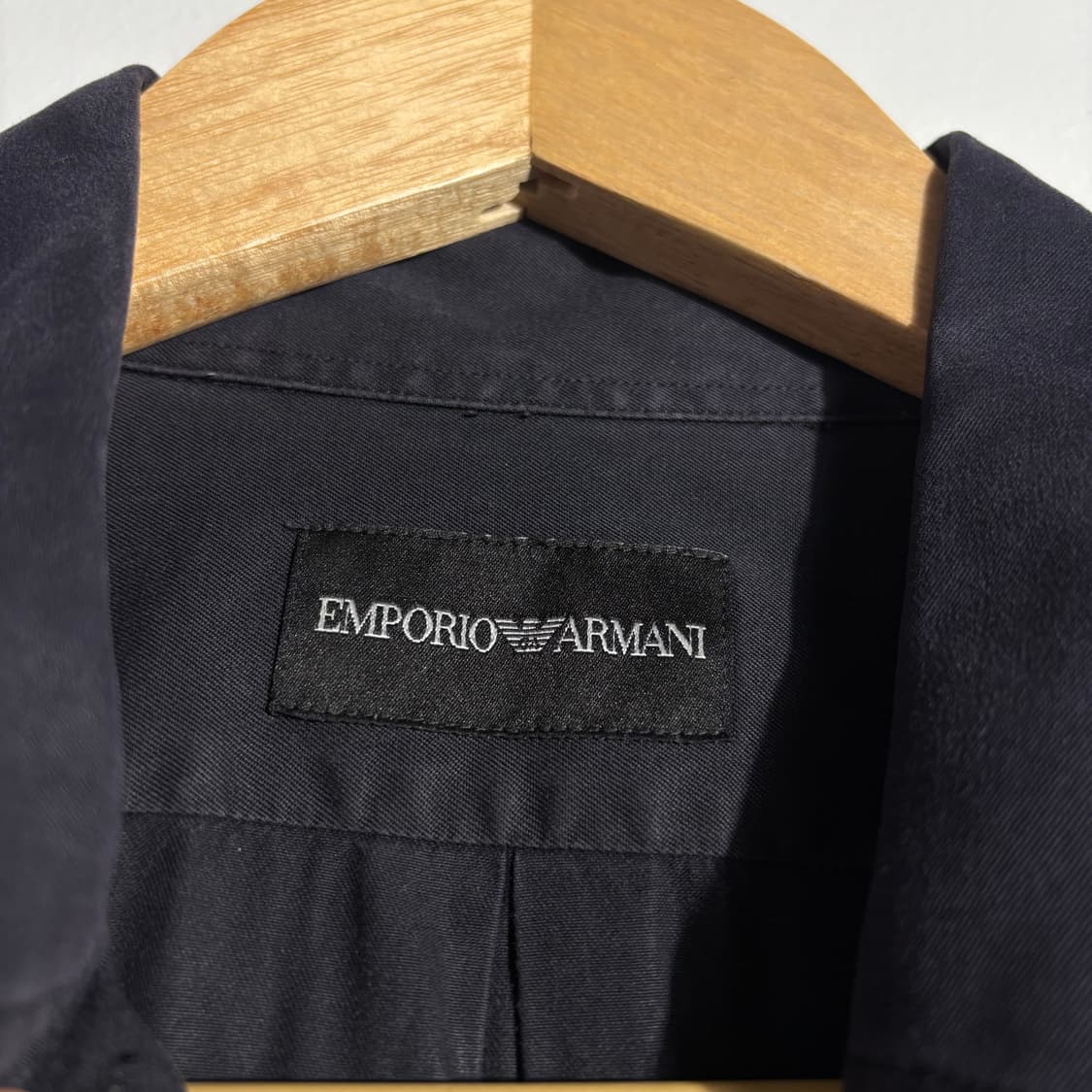 엠포리오 아르마니 빈티지 블랙 포켓 셔츠 (무료배송) 상품이미지3