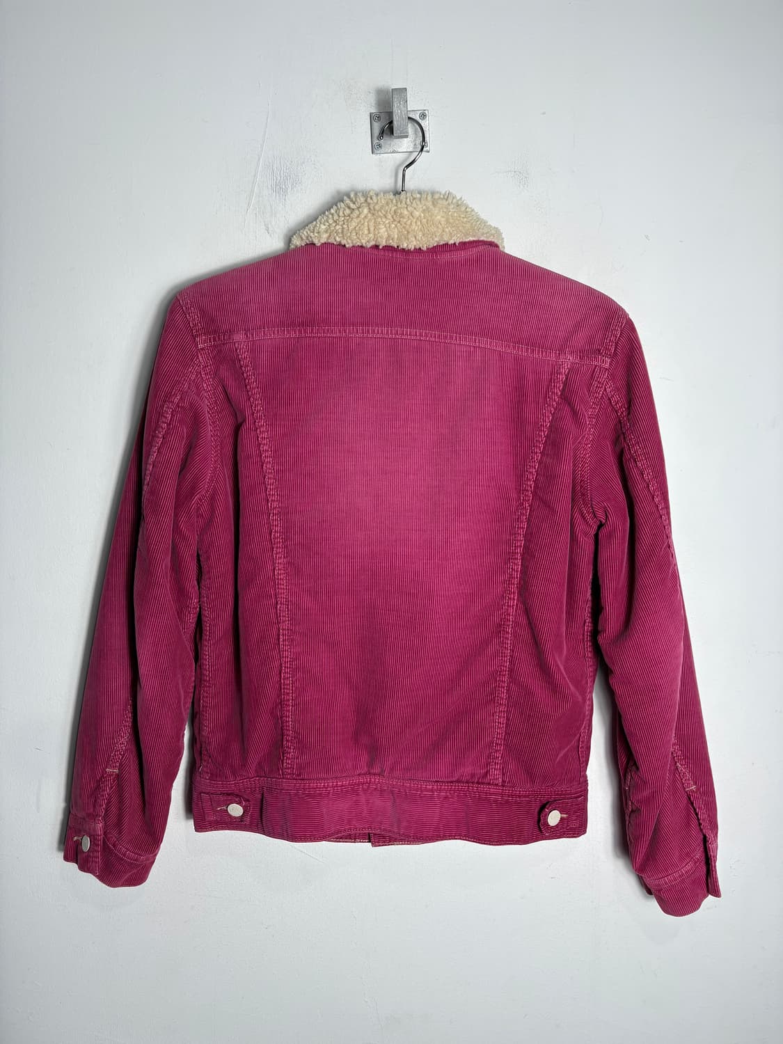 Lee 리 시어링 카라 핑크 코듀로이 자켓 상품이미지5