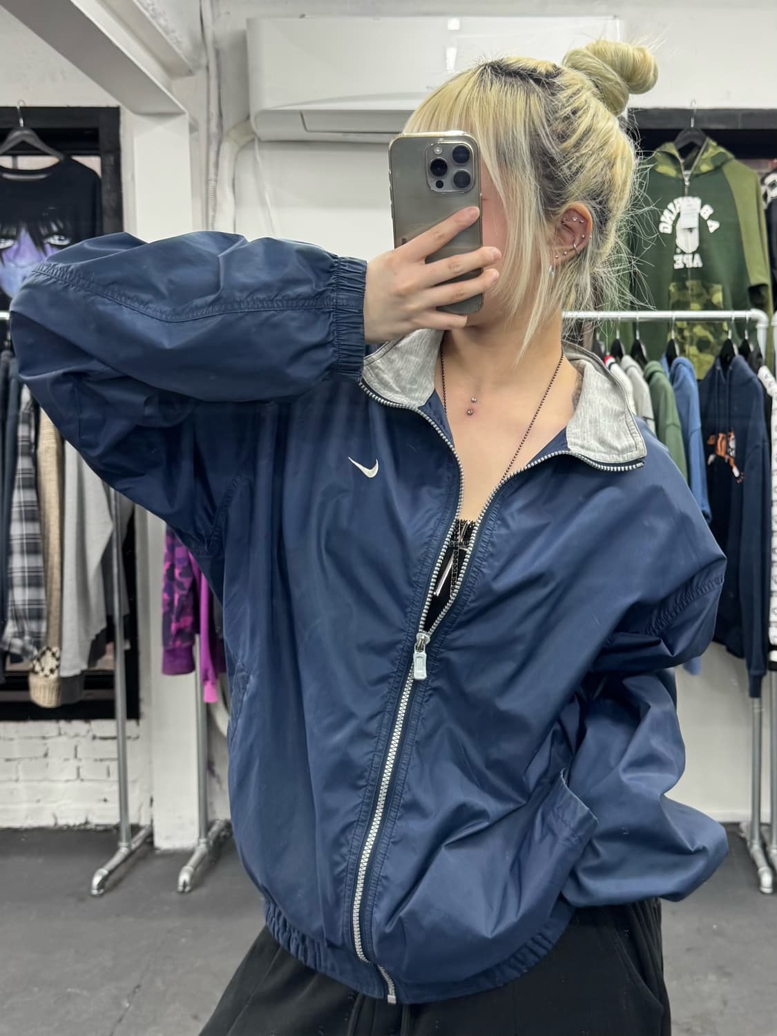 나이키 백스우시 올드스쿨 바람막이 상품이미지5