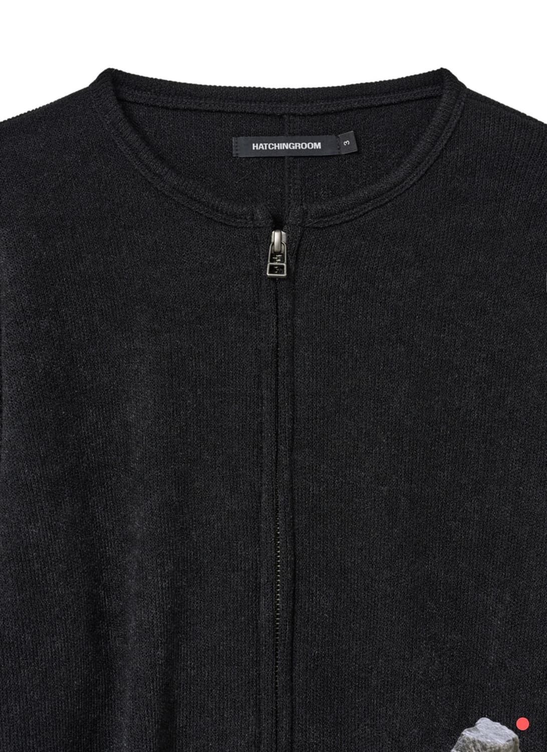 해칭룸 레이어 가디건 애쉬 블랙 상품이미지3