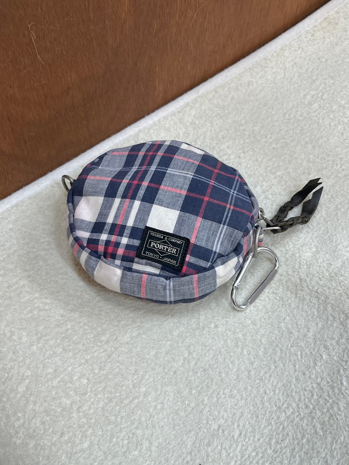 Porter 포터 타탄체크 원형 백  상품이미지8