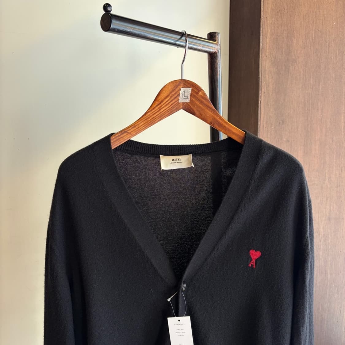 16606 - 아미 스몰 로고 울 가디건 (울 100%) 상품이미지1