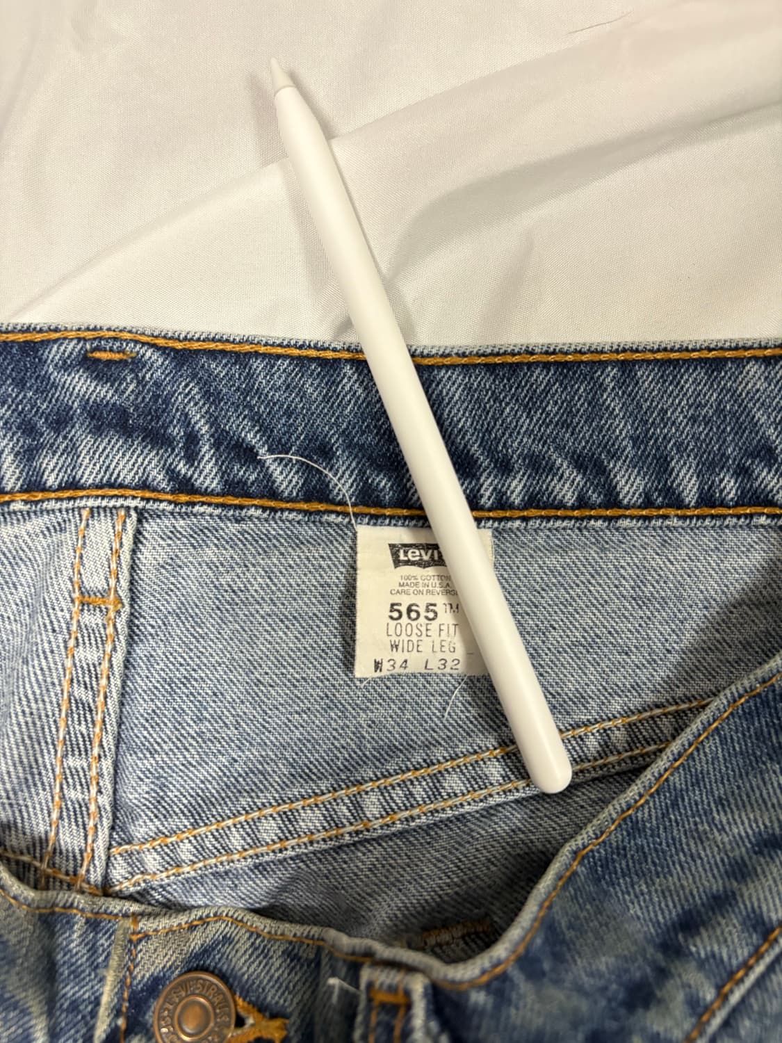 (34x32) 90s 리바이스 565 made in usa 상품이미지10