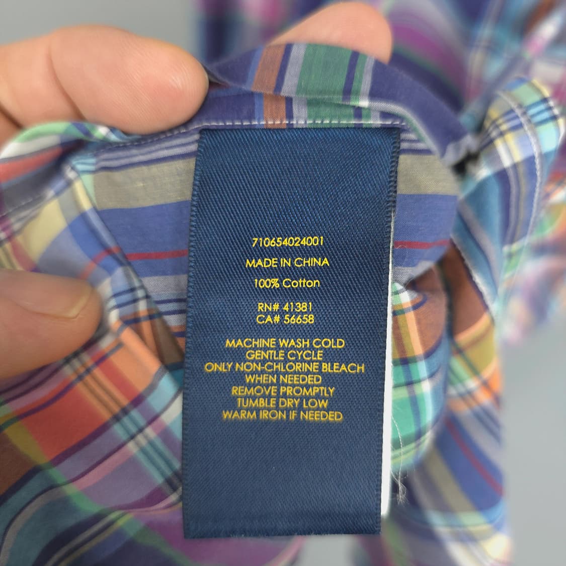 폴로 랄프로렌 Polo Ralph Lauren 슬림핏 체크 셔츠 L 상품이미지6