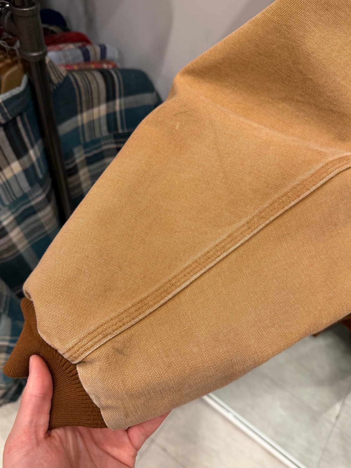 00s Carhartt 칼하트 덕 액티브 써멀 후드 워크 자켓 상품이미지7