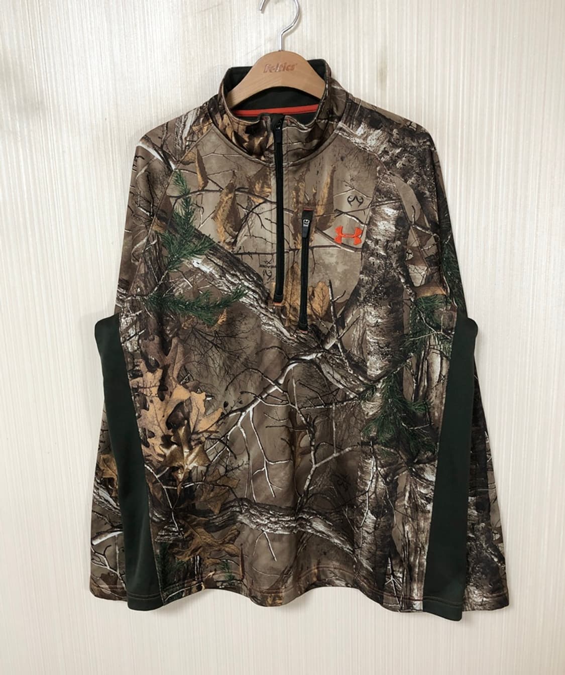 언더아머 콜드기어 리얼트리/헌팅카모 하프집업 플리스풀오버 XL(해외) 상품이미지1