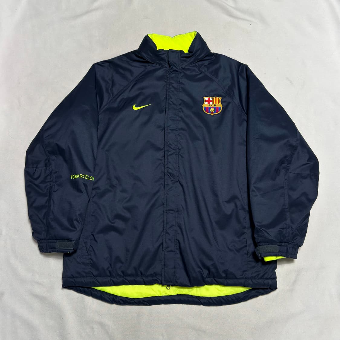XL 나이키 바르셀로나 기모 벤치 점퍼 상품이미지2