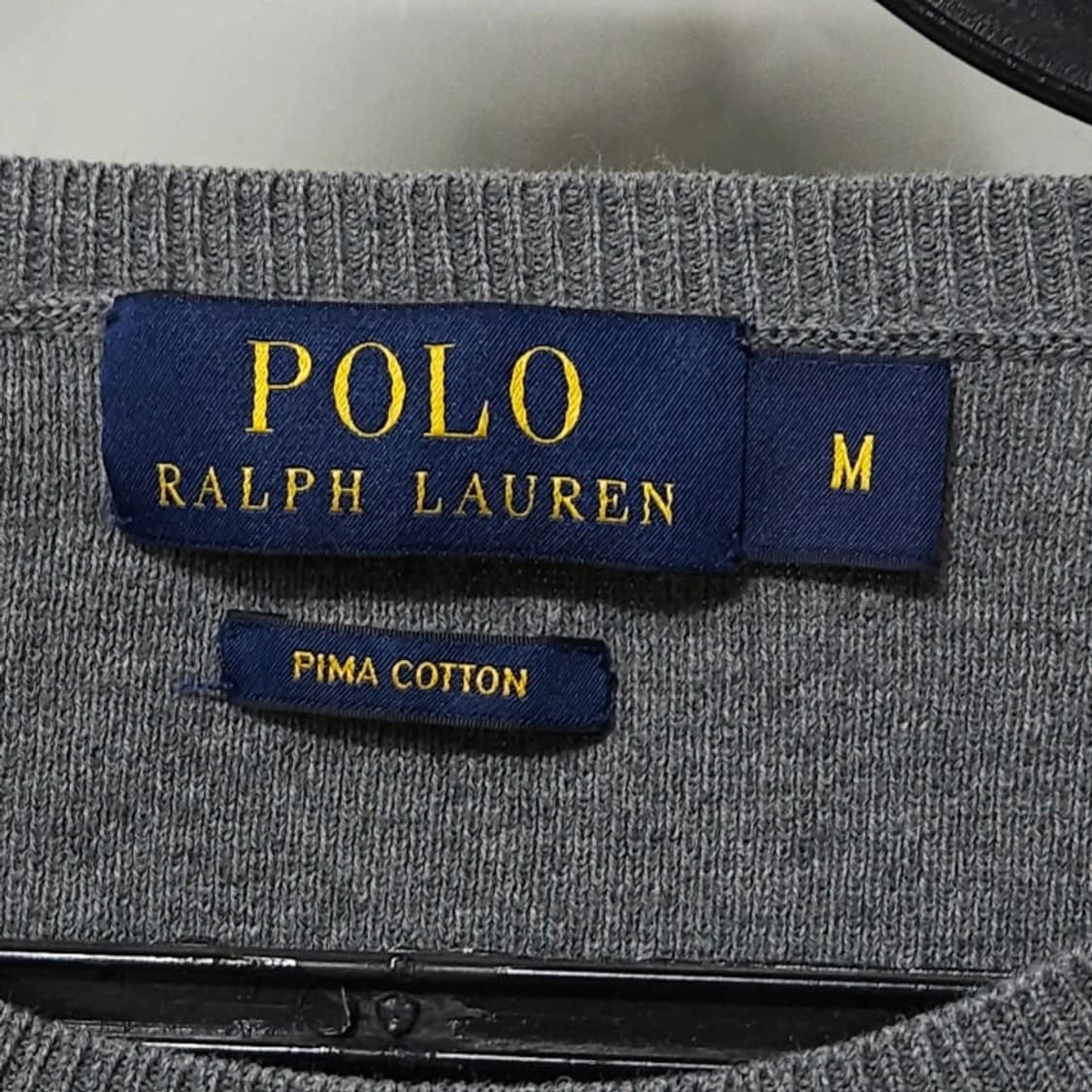 여성프리 POLO 폴로 랄프로렌 크롭 니트 그레이 상품이미지3