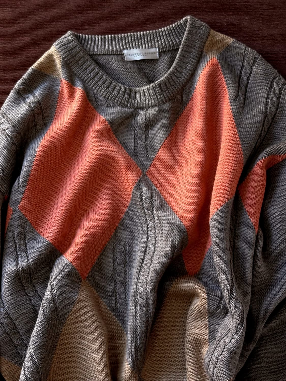 High count wool design knit top 상품이미지1