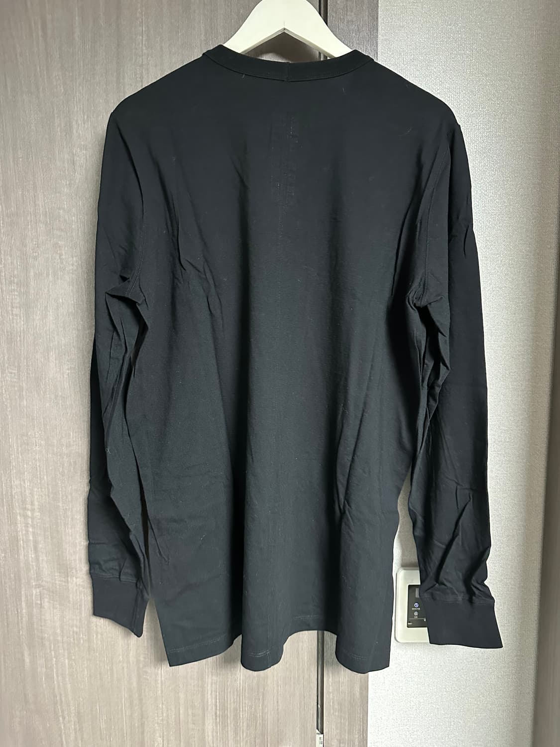 릭오웬스 남성 블랙 롱슬리브 XXL 상품이미지2