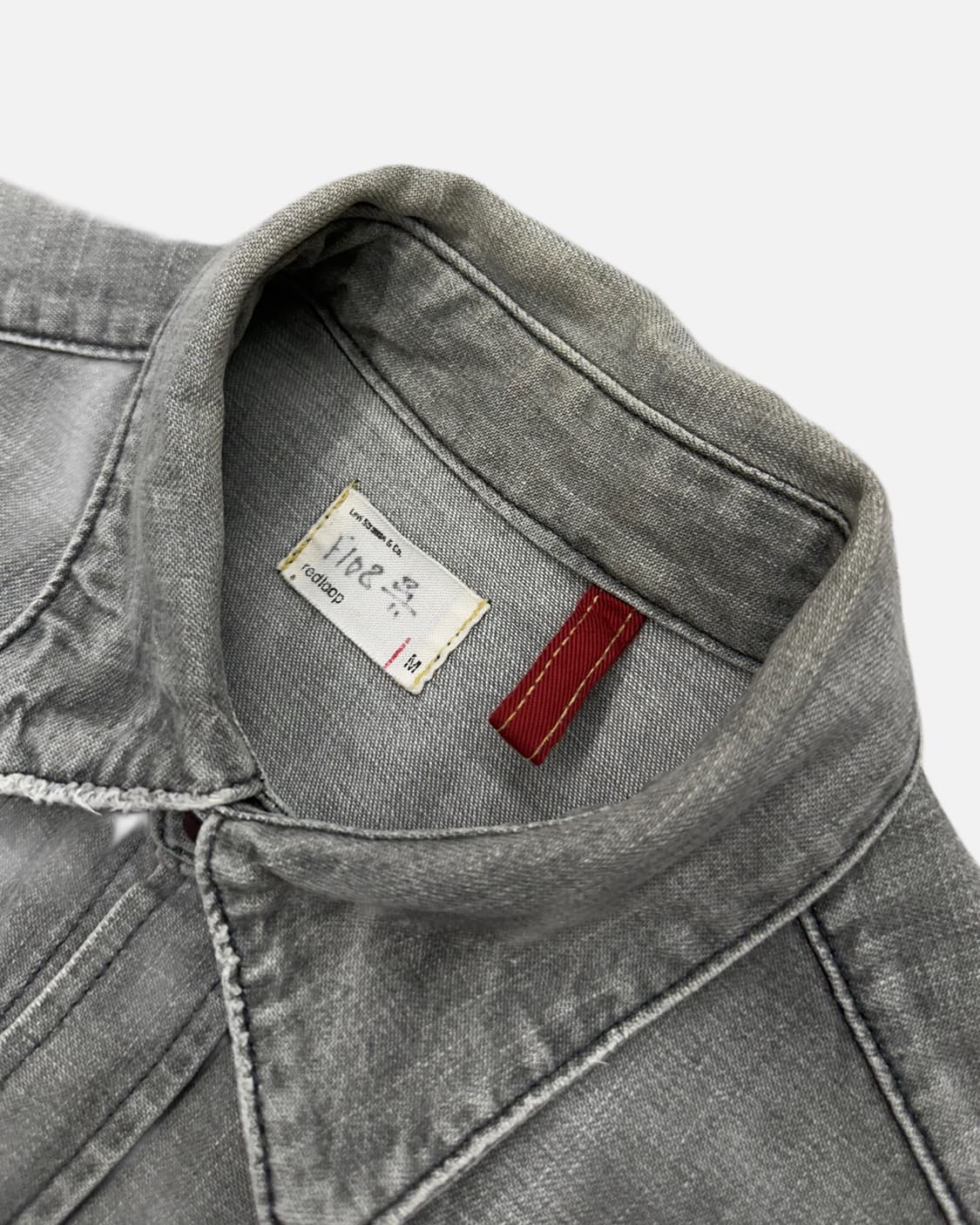 LEVI'S grey denim western shirt 상품이미지3