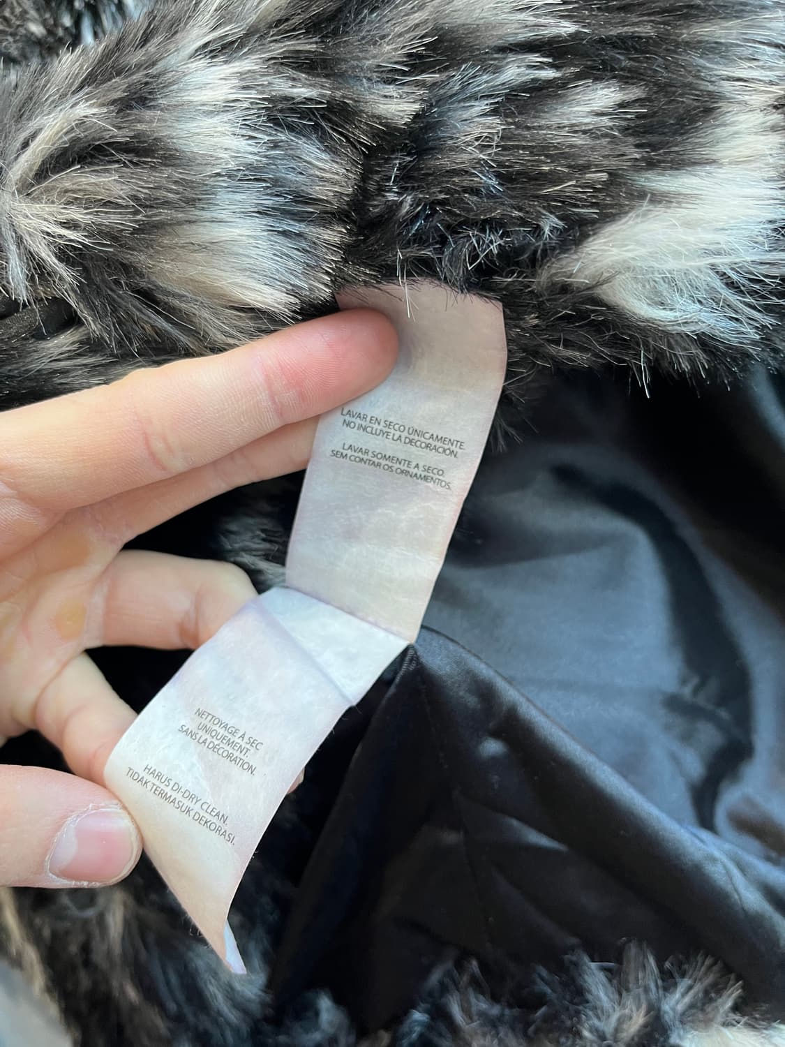 아르마니 익스체인지 울프컬러 퍼 자켓 상품이미지8