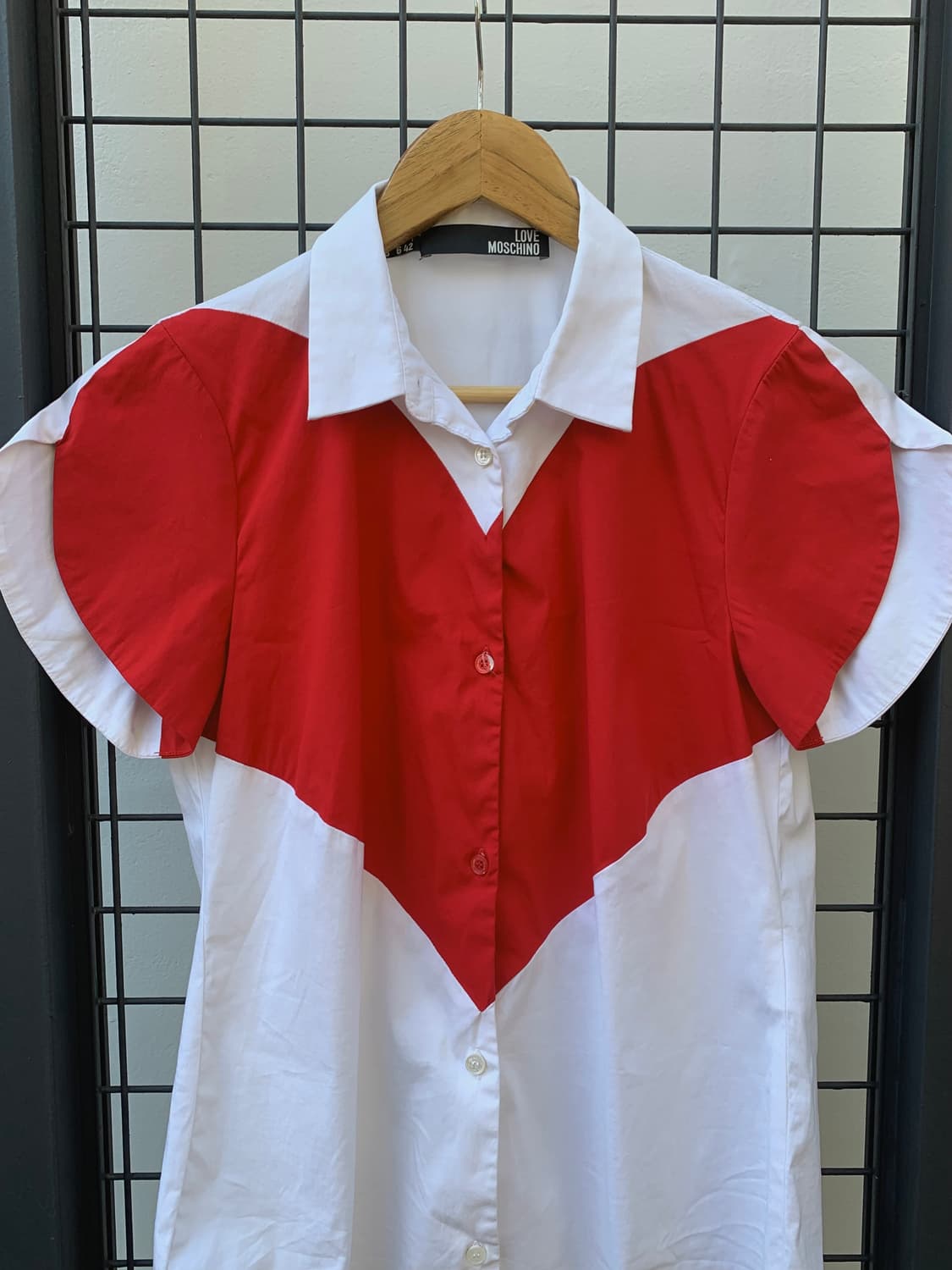 러브 모스키노 하트 반팔 셔츠 상품이미지3