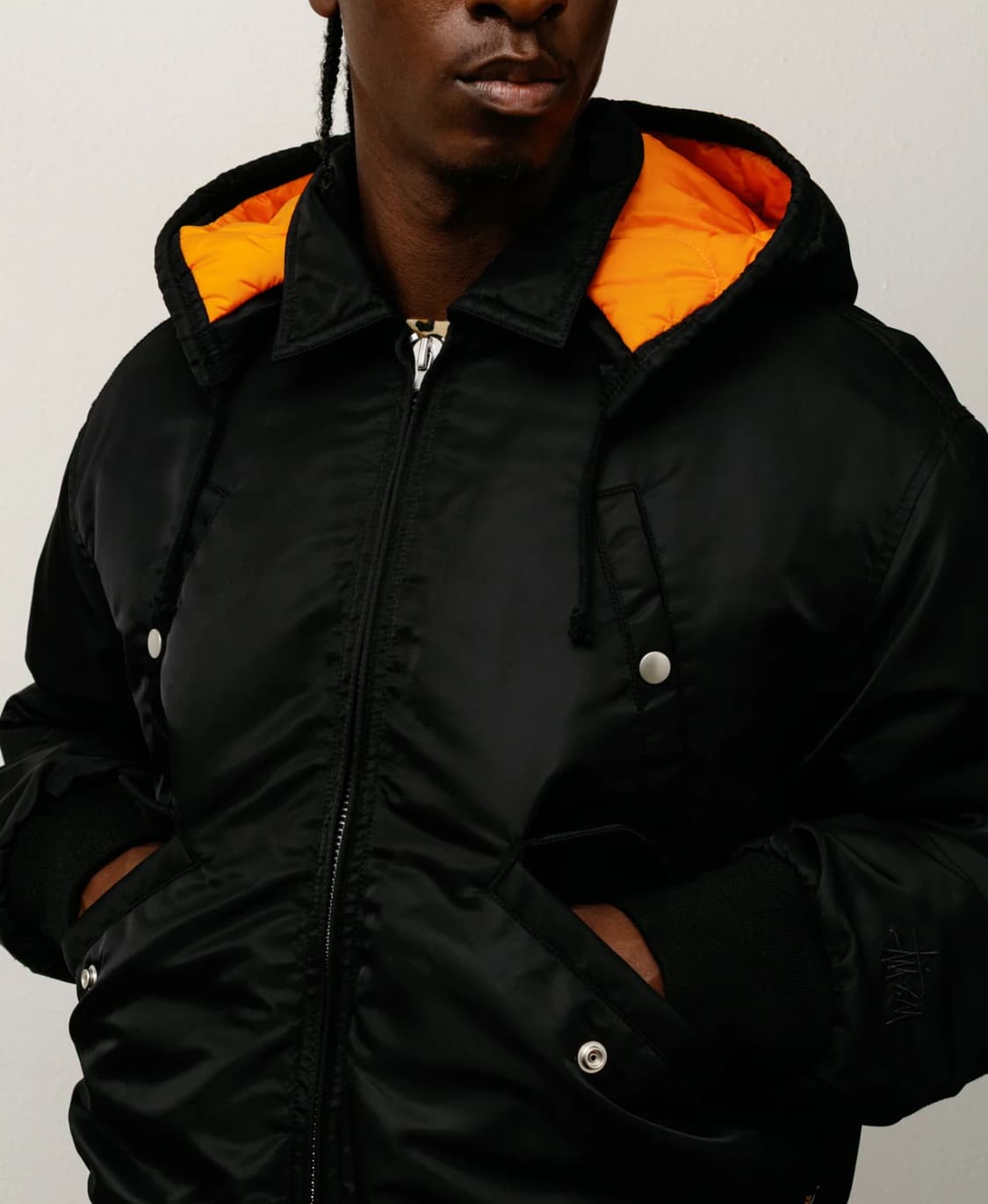 STUSSY FLIGHT BOMBER패딩(M) 상품이미지3