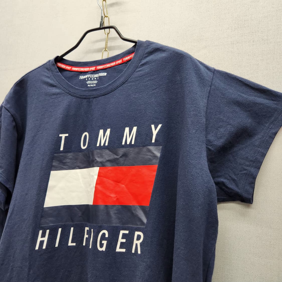 타미힐피거 스포츠 빅로고 크롭반팔 M(L) 상품이미지3